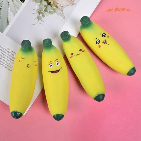 Đồ Chơi Squishy Chuối Cảm Xúc Dẻo Mềm - Mềm Mại Siêu Đáng Yêu, Giảm Căng Thẳng, Quà Tặng Cho Trẻ Em và Người Lớn