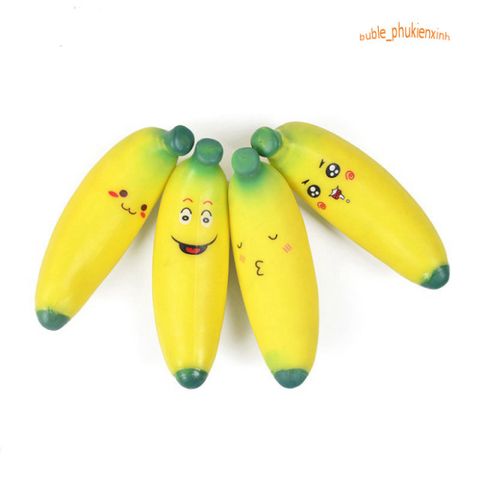 Đồ Chơi Squishy Chuối Cảm Xúc Dẻo Mềm - Mềm Mại Siêu Đáng Yêu, Giảm Căng Thẳng, Quà Tặng Cho Trẻ Em và Người Lớn