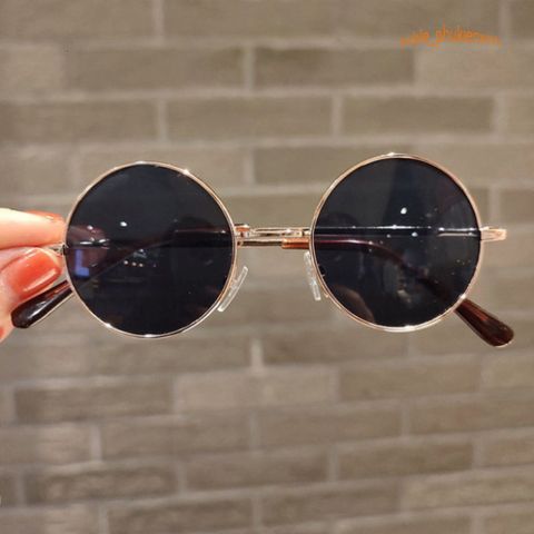 Kính Mát Thời Trang Unisex Phong Cách Nghệ Thuật, Gọng Giả Cận Đen Nổi Bật, Bảo Vệ Mắt UV400 - Kính Nobita