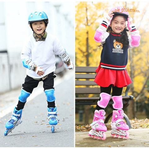 Giày Trượt Patin Phát Sáng QF Thế Hệ Mới Cho Trẻ Em - Thiết Kế Thời Trang, An Toàn, Tặng 2 Thanh Cờ Lê, Kích Thước Đa Dạng