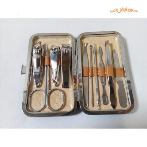 Bộ Dụng Cụ Cắt Móng Tay 10 Món Chất Lượng Cao - Bộ Sản Phẩm Làm Đẹp Sang Trọng và Tiện Lợi, Dễ Dàng Mang Theo