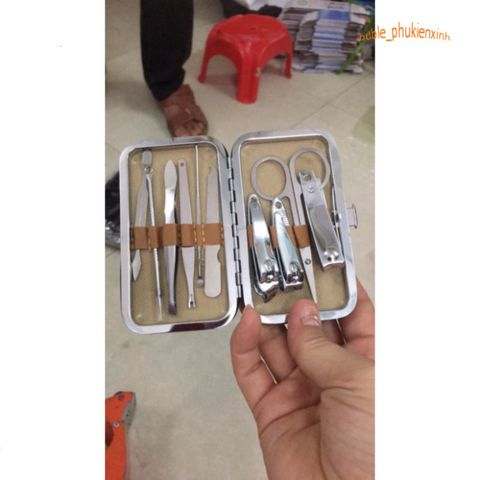 Bộ Dụng Cụ Cắt Móng Tay 10 Món Chất Lượng Cao - Bộ Sản Phẩm Làm Đẹp Sang Trọng và Tiện Lợi, Dễ Dàng Mang Theo