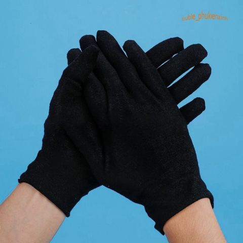 Găng Tay Cotton Trắng Đen Cao Cấp - Đóng Gói 10-50 Đôi, Dễ Dàng Kết Hợp Thời Trang Hàng Ngày, Thoải Mái Và Bền Bỉ