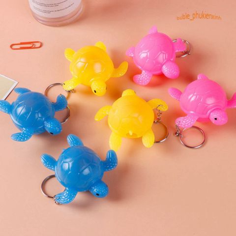 Móc Khóa Rùa Đẻ Trứng Gà Độc Đáo - Móc Chìa Khóa Silicon Cute, Quà Tặng Thú Vị Cho Người Thích Đồ Dễ Thương