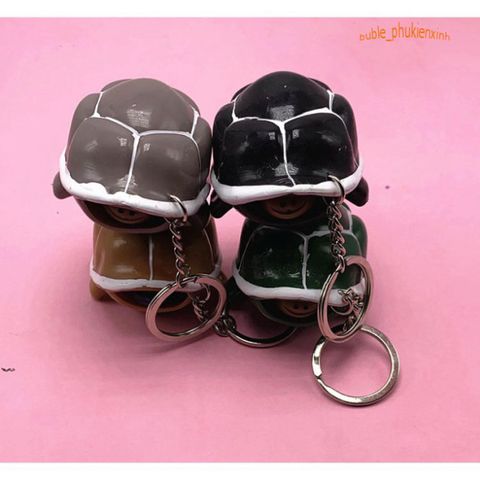 Móc Khóa Rùa Dễ Thương Hello - Phụ Kiện Thời Trang Sáng Tạo, Charm Trang Trí Balo, Quà Tặng Đáng Yêu