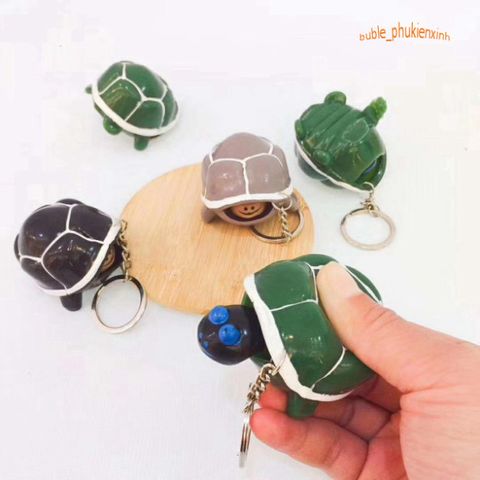 Móc Khóa Rùa Dễ Thương Hello - Phụ Kiện Thời Trang Sáng Tạo, Charm Trang Trí Balo, Quà Tặng Đáng Yêu