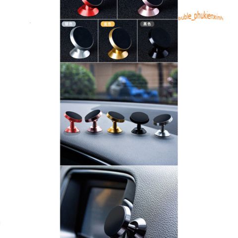 Giá Đỡ Điện Thoại Hút Nam Châm Ô Tô - Lắp Đặt Dễ Dàng, An Toàn Cho Smartphone - Xoay 360 Độ, Sang Trọng, Tiện Ích Hàng Đầu
