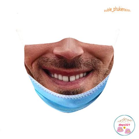 Khẩu Trang Hóa Trang TROLL Halloween - Mặt Nạ Biểu Cảm Có Thể Giặt Lại, Phong Cách Thời Trang, Thân Thiện Với Môi Trường