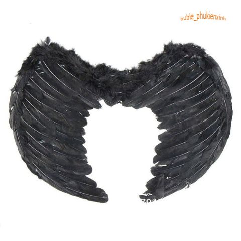 Cánh Ác Quỷ Đen Cosplay Kết Hợp Cánh Thiên Thần Trắng - Phụ Kiện Hóa Trang Độc Đáo Cho Tiệc Tùng và Lễ Hội