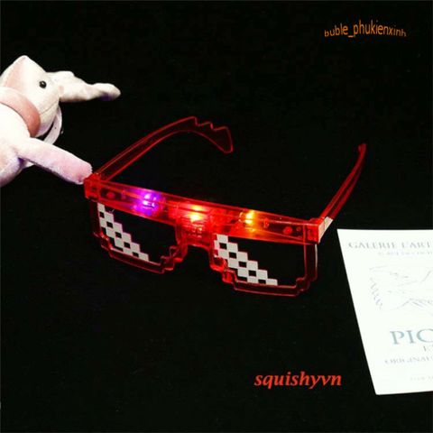 Kính Thuglife Phát Sáng LED - Kính Mát Thời Trang Độc Đáo cho Tiệc Tùng và Sự Kiện - Quà Tặng Ý Nghĩa