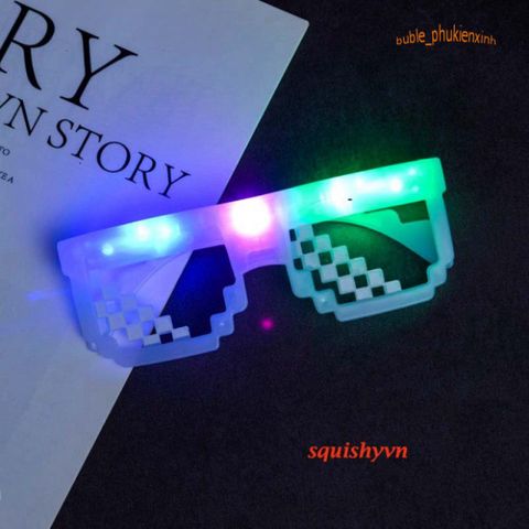 Kính Thuglife Phát Sáng LED - Kính Mát Thời Trang Độc Đáo cho Tiệc Tùng và Sự Kiện - Quà Tặng Ý Nghĩa