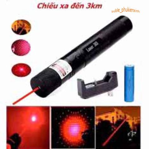 Đèn Laser YL-303 – Tia Sáng Xanh/Đỏ Siêu Sáng, Công Suất 100mW, Chiếu Xa 3km, Thích Hợp Cho Phượt Thủ và Hướng Dẫn Viên Du Lịch
