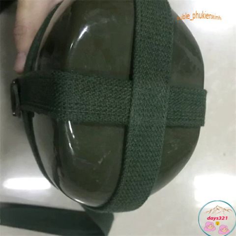 Bình Tông 3 Lít Kiểu Cổ Điển - Dụng Cụ Đựng Nước, Rượu Chống Gỉ, Phong Cách Lính Kháng Chiến, Thích Hợp Đi Dã Ngoại, Camping