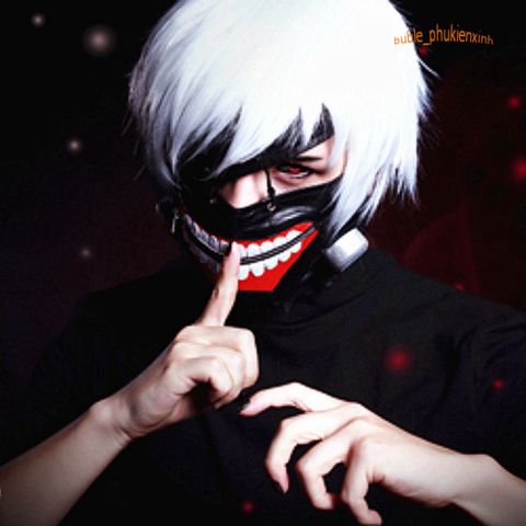 Mặt Nạ Cosplay Kaneki Ken - Hóa Trang Nhân Vật Tokyo Ghoul Độc Đáo, Chất Lượng Cao, Phù Hợp Với Tất Cả Các Kích Cỡ Khuôn Mặt