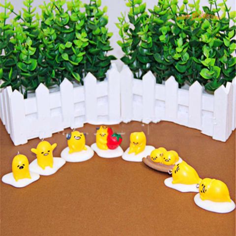 Móc Khóa Gudetama Trứng Lười - Phụ Kiện Dễ Thương Anime Nhật Bản, Kiểu Dáng Độc Đáo và Chắc Chắn