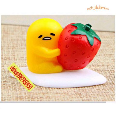 Móc Khóa Gudetama Trứng Lười - Phụ Kiện Dễ Thương Anime Nhật Bản, Kiểu Dáng Độc Đáo và Chắc Chắn
