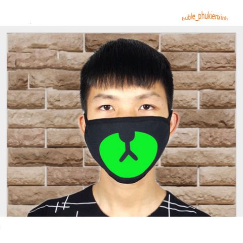 Khẩu Trang Phát Sáng Đầu Lâu Dạ Quang - Phụ Kiện Halloween Thú Vị, Khẩu Trang Cosplay Unisex, Chống Bụi và Giữ Ấm