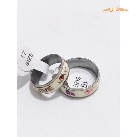 Nhẫn Titan Phát Sáng Trong Bóng Tối - Trang Sức Độc Đáo và Thời Trang Nam, Quà Tặng Ý Nghĩa Cho Các Cặp Đôi