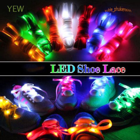 Dây Giày Đèn LED 7 Màu Cao Cấp Có Công Tắc - Phát Sáng Nổi Bật, An Toàn Ban Đêm, Chất Liệu Bền Bỉ, Dài 100cm