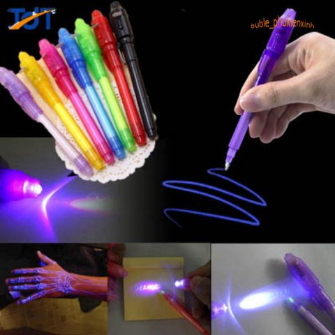 Bút Tàng Hình 2 Trong 1 Chiếu Tia UV - Dụng Cụ Kiểm Tra Tiền và Tài Liệu An Toàn, Thiết Kế Nhỏ Gọn, Quà Tặng Hữu Ích.