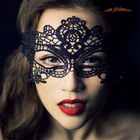 Mặt Nạ Mắt Ren Xuyên Thấu Quyến Rũ - Phụ Kiện Thời Trang Cho Tiệc Tùng, Halloween, Dạ Tiệc Hóa Trang