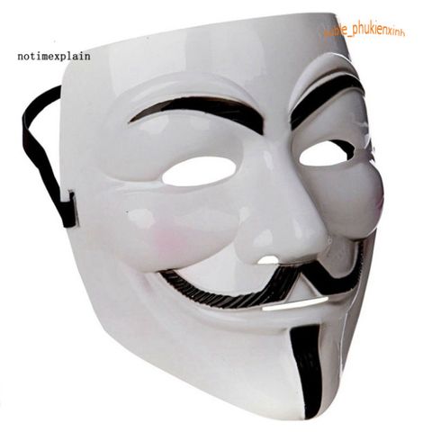 Mặt Nạ V for Vendetta - Phụ Kiện Halloween Độc Đáo, Thời Trang Cosplay Chất Lượng Cao, Gợi Nhớ Bộ Phim Nổi Tiếng
