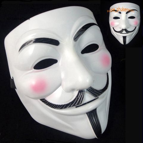 Mặt Nạ V for Vendetta - Phụ Kiện Halloween Độc Đáo, Thời Trang Cosplay Chất Lượng Cao, Gợi Nhớ Bộ Phim Nổi Tiếng