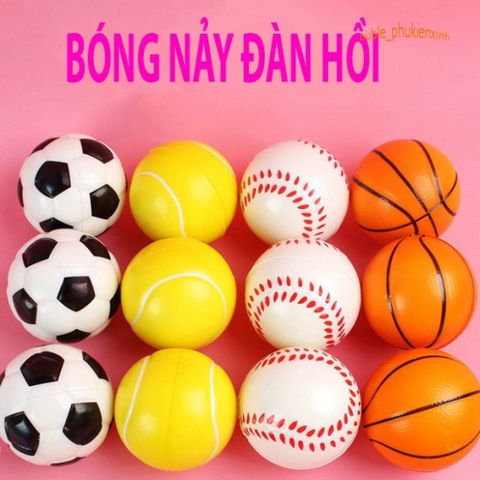 Bóng Nảy Đàn Hồi Cao Su Chất Lượng Cao - Đồ Chơi Phát Triển Vận Động Cho Trẻ Em - Nhiều Mẫu Màu Sắc Hấp Dẫn