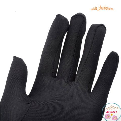 Găng Tay Polyester Màu Đen - Phụ Kiện Thời Trang Để Bảo Vệ Tay Cho Nghi Lễ và Trưng Bày Sản Phẩm, Thích Hợp Cho DIY