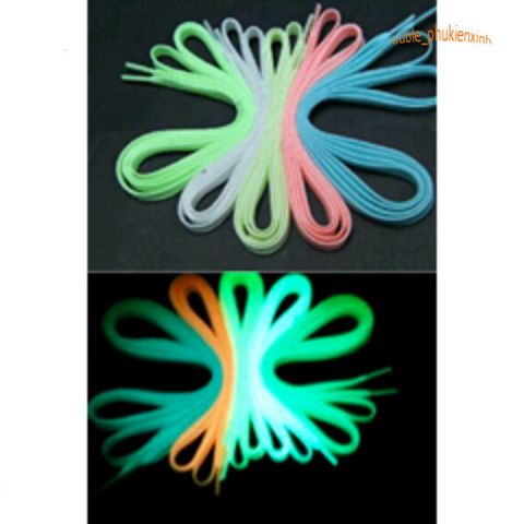 Dây Giày Phát Sáng Dạ Quang Unisex - Phong Cách Thời Trang Năng Động, Tỏa Sáng Trong Đêm, Kích Thước 60cm, Thể Thao & Dạo Phố