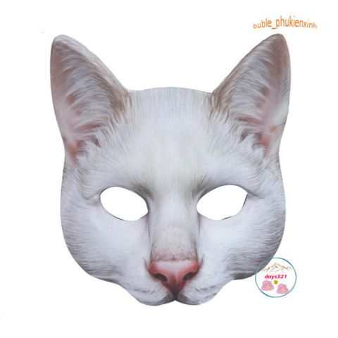 Mặt Nạ Hóa Trang Cáo Nửa Mặt Halloween - Phụ Kiện Độc Đáo Cho Bữa Tiệc Hóa Trang, Tháng 10 Ấn Tượng