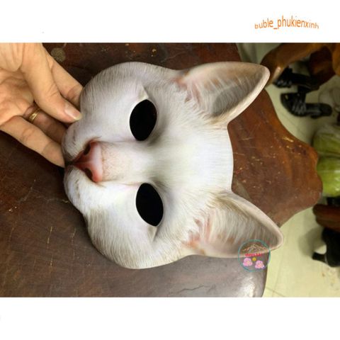 Mặt Nạ Hóa Trang Cáo Nửa Mặt Halloween - Phụ Kiện Độc Đáo Cho Bữa Tiệc Hóa Trang, Tháng 10 Ấn Tượng