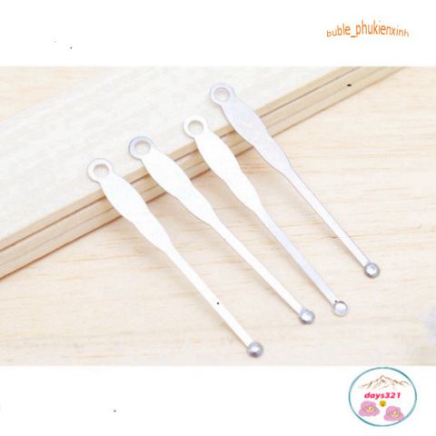 Cây Lấy Ráy Tai Inox 100% Thép Không Gỉ - Dụng Cụ Vệ Sinh Tiện Dụng, An Toàn Cho Gia Đình, Dễ Dàng Mang Theo