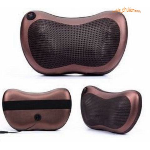 Gối Massage Hồng Ngoại Đa Chức Năng 8 Bi - Giảm Đau Cổ, Vai, Gáy, Sưởi Ấm - Thư Giãn Tại Nhà, Bảo Hành 36 Tháng