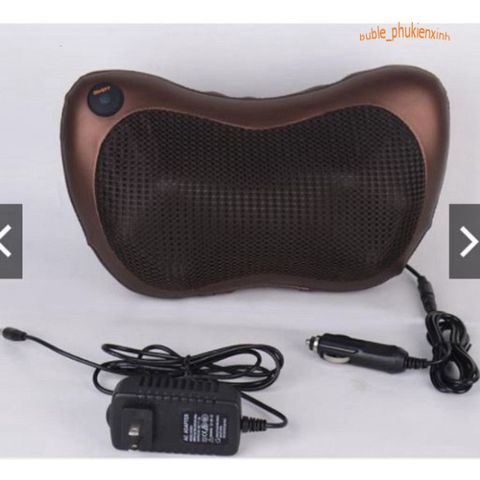 Gối Massage Hồng Ngoại Đa Chức Năng 8 Bi - Giảm Đau Cổ, Vai, Gáy, Sưởi Ấm - Thư Giãn Tại Nhà, Bảo Hành 36 Tháng