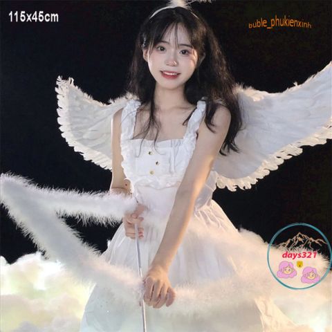 Cánh Thiên Thần & Cánh Ác Quỷ Hóa Trang - Phụ Kiện Cosplay Tiệc Tùng Độc Đáo, Đa Dạng Màu Sắc Cho Trẻ Em và Người Lớn