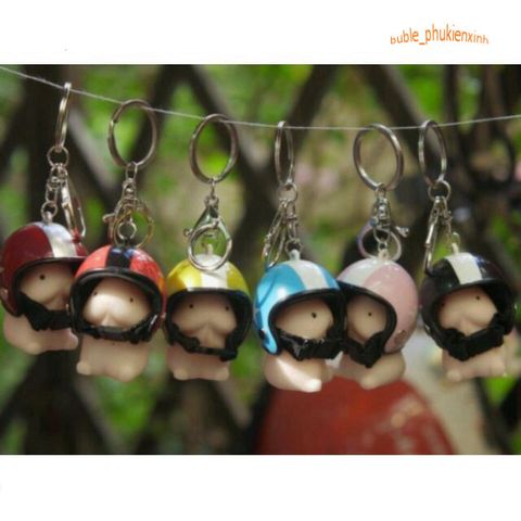 Móc Khóa Bé Ciu Dễ Thương 4cm - Siêu Anh Hùng Đội Mũ Bảo Hiểm Ngộ Nghĩnh, Phụ Kiện Thời Trang Độc Đáo Thay Đổi Phong Cách