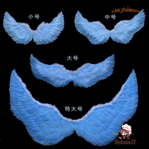 Cánh Thiên Thần Cosplay Trẻ Em - Phụ Kiện Lễ Hội Hóa Trang, Tiệc Tùng, Biểu Diễn, Chất Liệu Lông Vũ Nhẹ và Thoải Mái