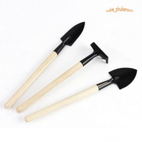 Bộ 3 Dụng Cụ Cuốc Xẻng Mini Đa Năng - Dụng Cụ Làm Vườn và Chăm Sóc Cây Cảnh Cho Tín Đồ Phượt
