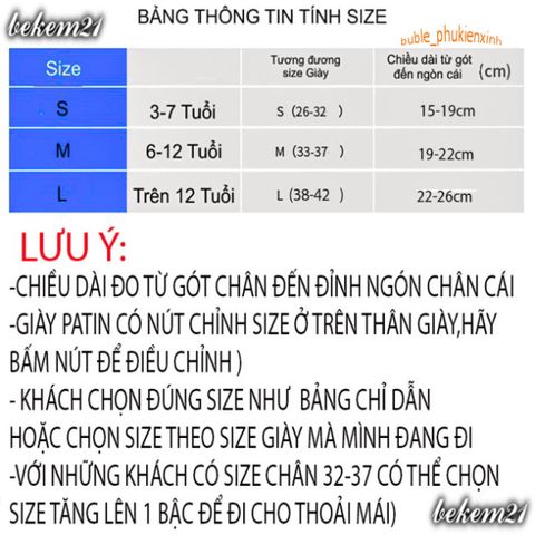 Giày Trượt Patin Phát Sáng Trẻ Em và Người Lớn QF Thế Hệ Mới - Tặng Túi Vải Đựng Giày, Phù Hợp Cho Tập Luyện và Giải Trí