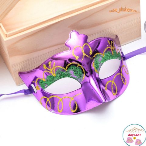 Mặt Nạ Lông Vũ PRTA Công Chúa - Trang Điểm Tiệc Tùng cho Làn Da Mịn Màng, Phụ Kiện Hóa Trang Sáng Tạo