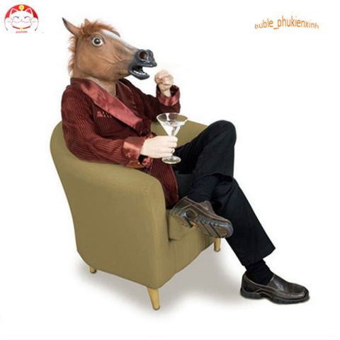 Mặt Nạ Đầu Ngựa Nhiều Màu Sắc - Độc Đáo Cho Tiệc Hóa Trang Halloween, Giáng Sinh, Quà Tặng Thú Vị.