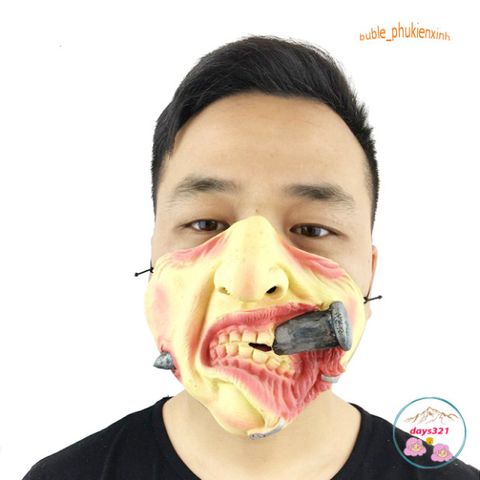 Khẩu Trang 3D Hình Mặt Cười Biểu Cảm Troll - Phong Cách Độc Đáo, Bảo Vệ Sức Khỏe, Thời Trang Ngộ Nghĩnh Cho Bạn Trẻ