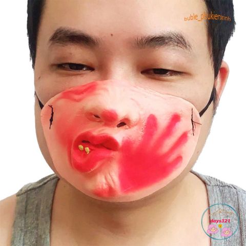 Khẩu Trang 3D Hình Mặt Cười Biểu Cảm Troll - Phong Cách Độc Đáo, Bảo Vệ Sức Khỏe, Thời Trang Ngộ Nghĩnh Cho Bạn Trẻ