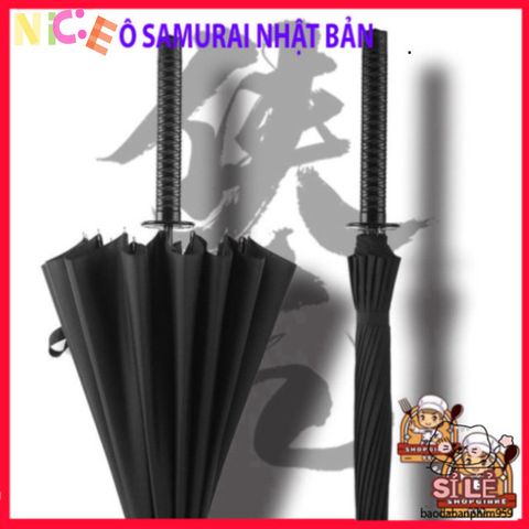 Ô Dù Samurai Nhật Bản Cán Dài - Phong Cách Sang Trọng Cho Nam Nữ, Thiết Kế Độc Đáo Và Tiện Lợi, Thích Hợp Mọi Dịp