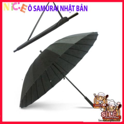Ô Dù Samurai Nhật Bản Cán Dài - Phong Cách Sang Trọng Cho Nam Nữ, Thiết Kế Độc Đáo Và Tiện Lợi, Thích Hợp Mọi Dịp