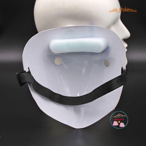 Mặt Nạ Halloween Hình Mặt Cười Trắng HIRUKO - Phụ Kiện Trang Trí Vui Nhộn Cho Tiệc Hóa Trang, Cosplay, Ảnh Chụp Độc Đáo