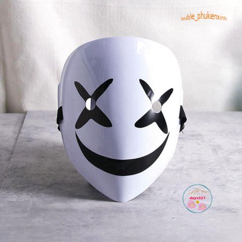 Mặt Nạ Halloween Hình Mặt Cười Trắng HIRUKO - Phụ Kiện Trang Trí Vui Nhộn Cho Tiệc Hóa Trang, Cosplay, Ảnh Chụp Độc Đáo