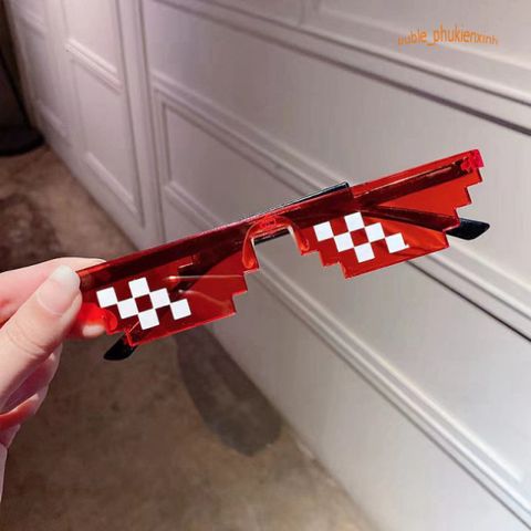 Kính Thuglife 6 Chấm MINECRAFT Đa Màu - Kính Thời Trang Năng Động và Cá Tính Dành Cho Fans Game MINECRAFT