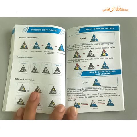 Hướng dẫn giải Rubik từ 2x2 đến 6x6 - Bao gồm Megaminx, Pyraminx và nhiều loại khối Rubik khác cho mọi cấp độ.